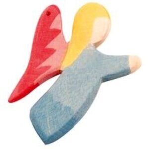 NWT Ostheimer Wooden Toys Blue Angel Ornament
